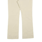 PENNY BLACK Womens Cotton Blend Beige Regular Fit Straight Leg Trousers W27 L27