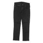 LEVI'S Mens Black Slim Jeans Denim W30 L28 Zip Classic Stylish Casual
