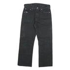 LEVI'S 501 Mens Black Regular Jeans Denim W32 L28 Classic Button Fly