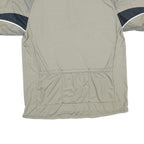 LOUIS GARNEU Mens Grey & Black Modern T-Shirt L Short Sleeve 1/4 Zip