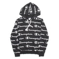 CHAMPION Mens Black Hoodie M