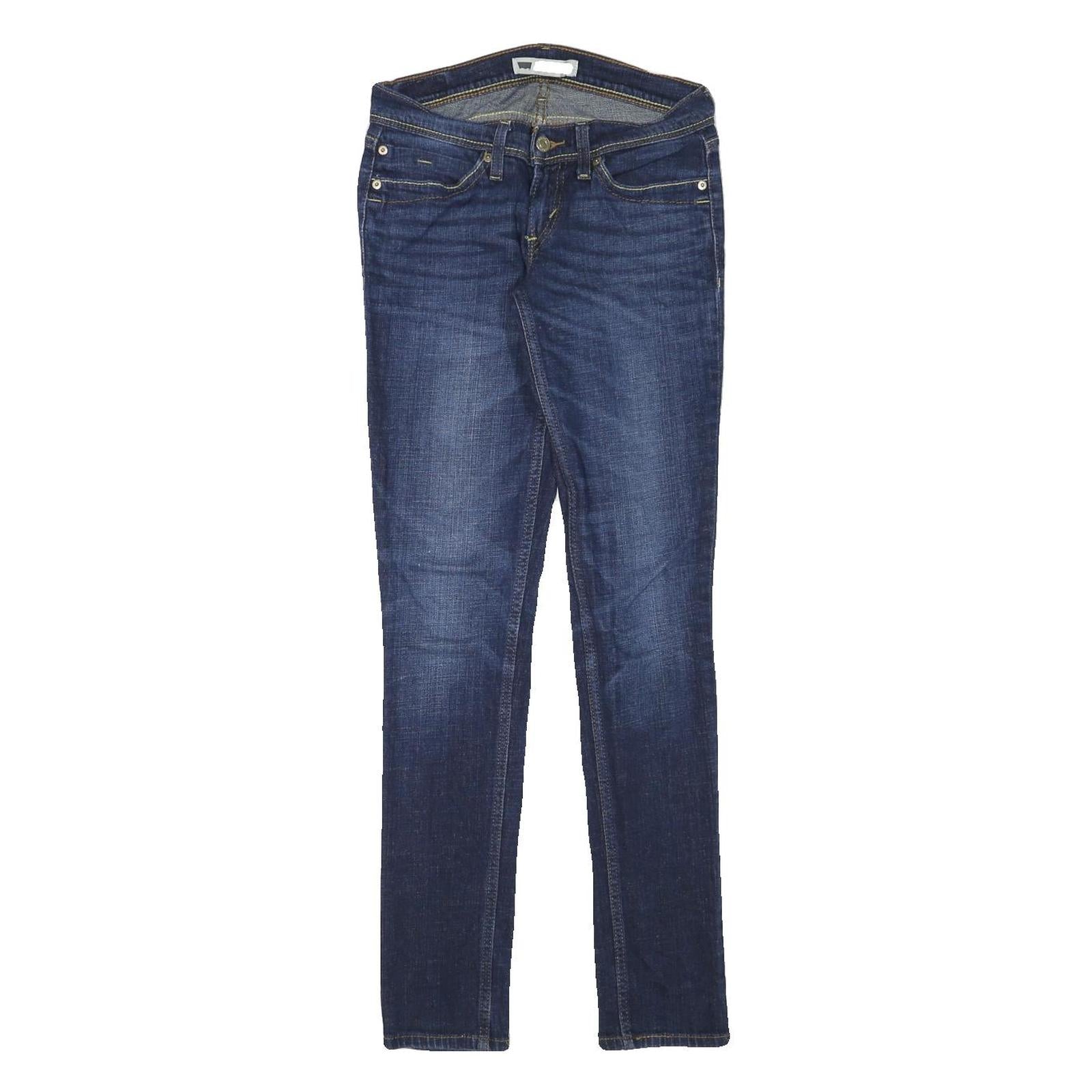LEVI'S Womens Jeans Blue Slim Skinny Denim Medium W26 L30 Stylish Stretch
