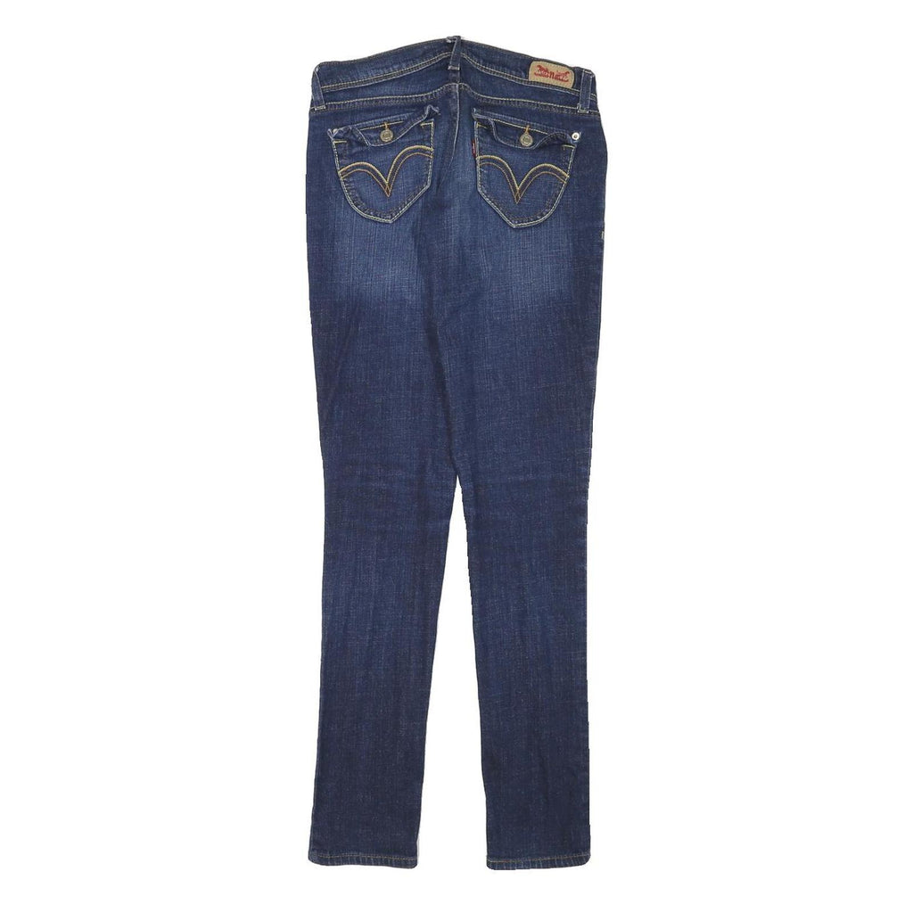LEVI'S Womens Jeans Blue Slim Skinny Denim Medium W26 L30 Stylish Stretch
