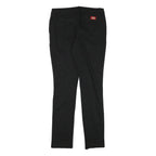 DICKIES Womens Black Slim Cotton Blend Trousers W30 L31 Zip Classic Fit