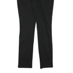 DICKIES Womens Black Slim Cotton Blend Trousers W30 L31 Zip Classic Fit