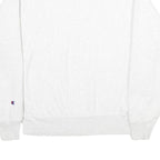 CHAMPION REVERSE WEAVE Mens White Crew Neck L Cotton Blend Pullover Sweatshirt