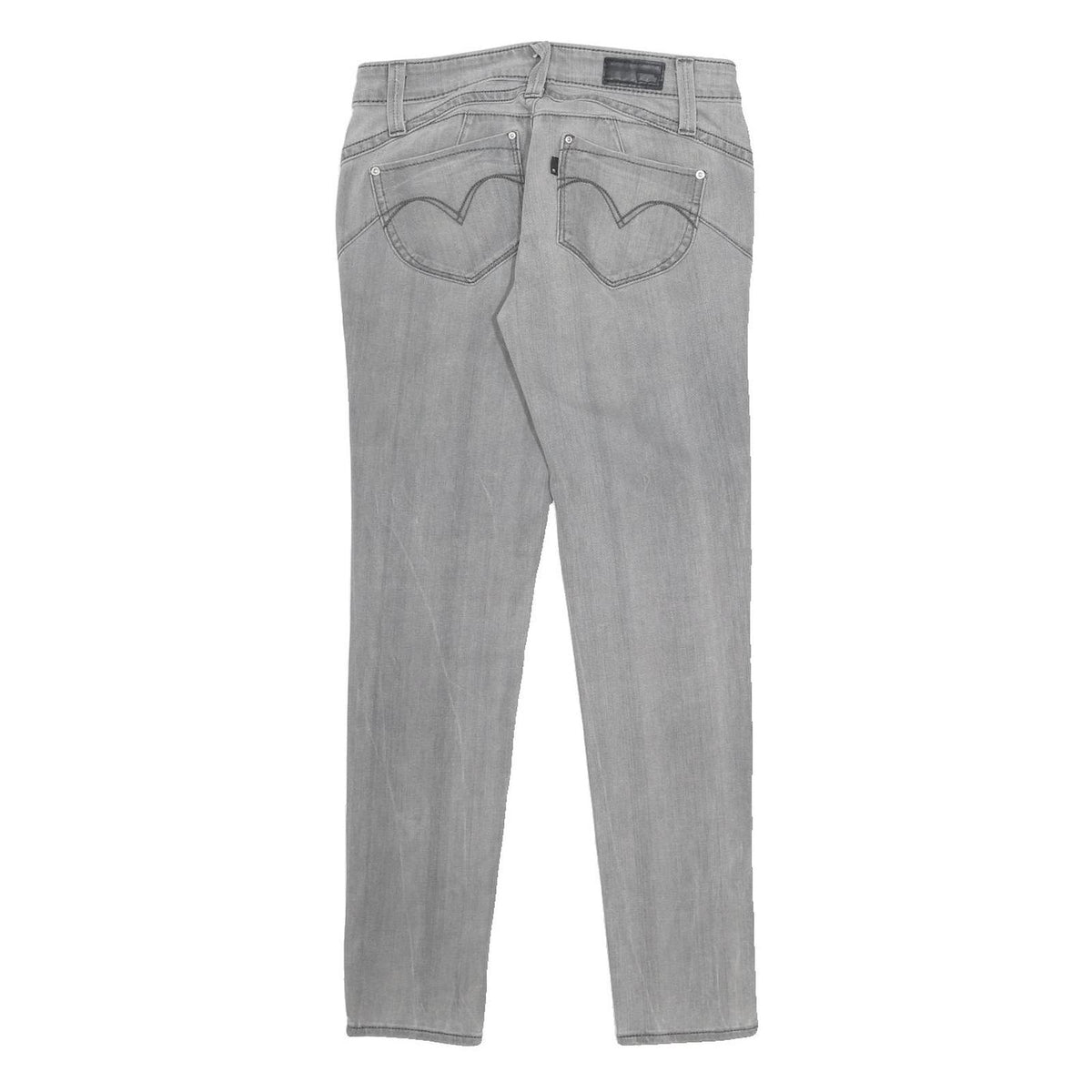 LEVI'S Womens Slim Grey Denim Skinny Jeans Cotton Blend W27 L30 Stylish