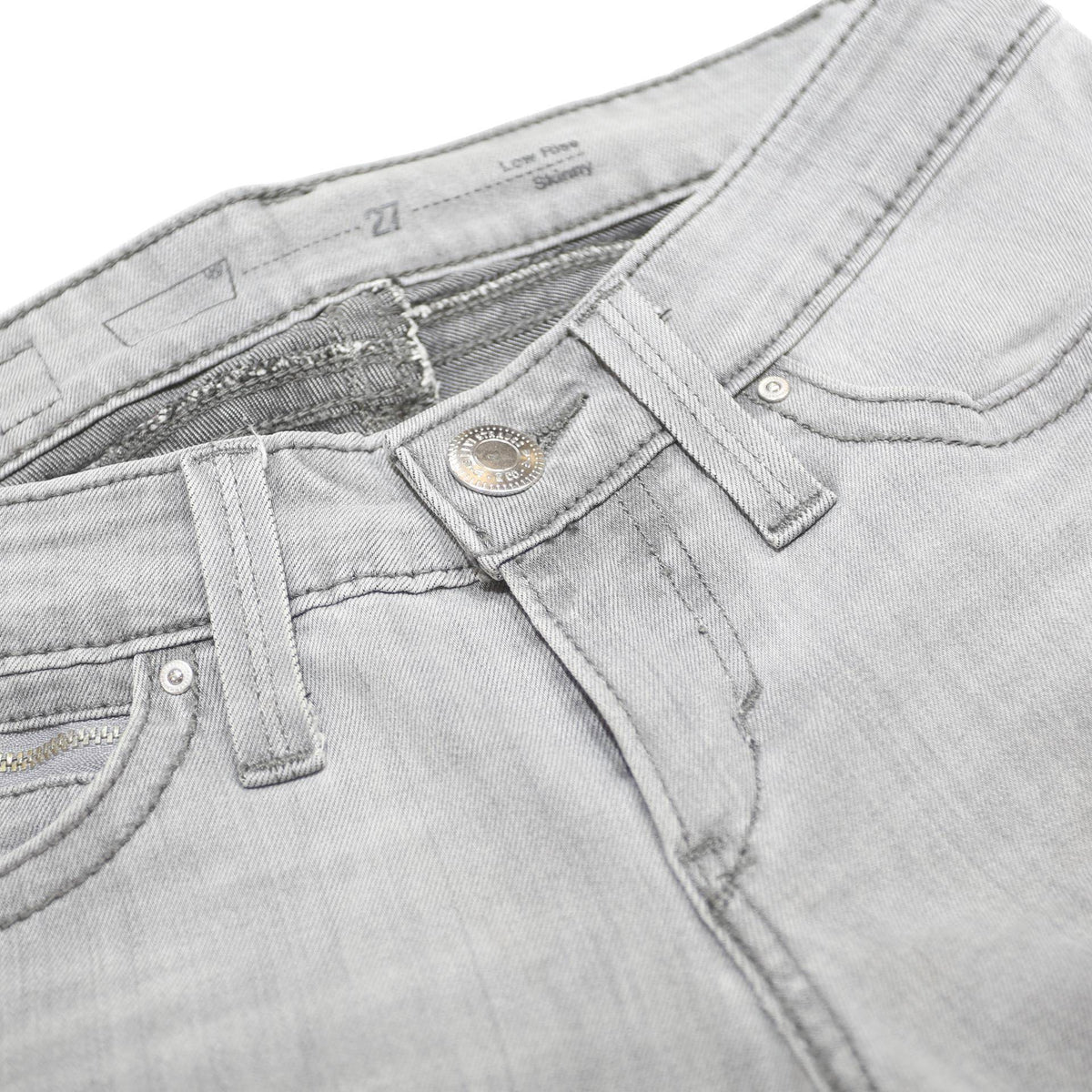 LEVI'S Womens Slim Grey Denim Skinny Jeans Cotton Blend W27 L30 Stylish