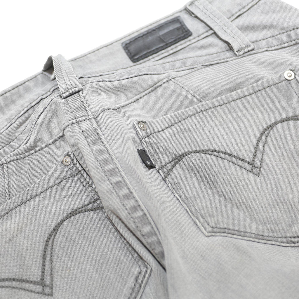 LEVI'S Womens Slim Grey Denim Skinny Jeans Cotton Blend W27 L30 Stylish