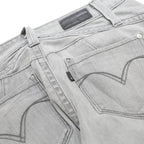 LEVI'S Womens Slim Grey Denim Skinny Jeans Cotton Blend W27 L30 Stylish