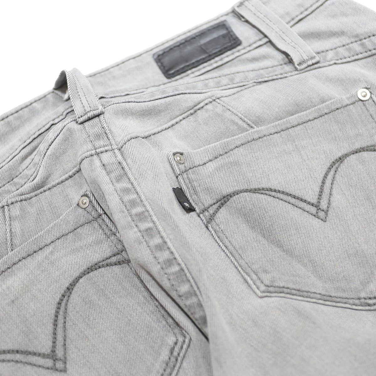 LEVI'S Womens Slim Grey Denim Skinny Jeans Cotton Blend W27 L30 Stylish