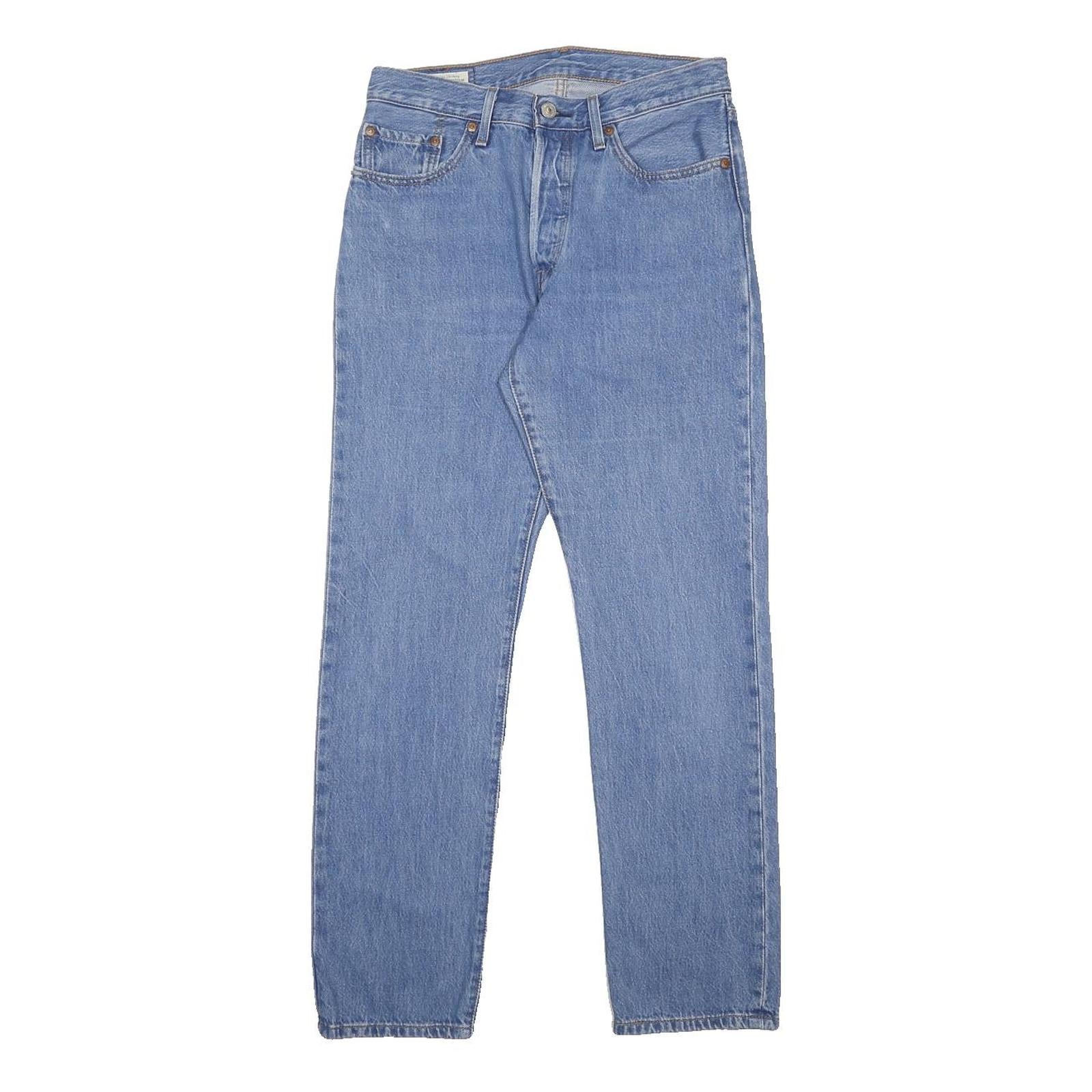 LEVI'S 501 BIG E Womens Jeans Blue Regular Straight Denim Medium W27 L30 Vintage
