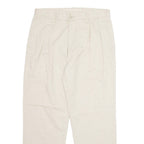 NAUTICA Chino Workwear Mens Trousers Beige Regular Straight W33 L30