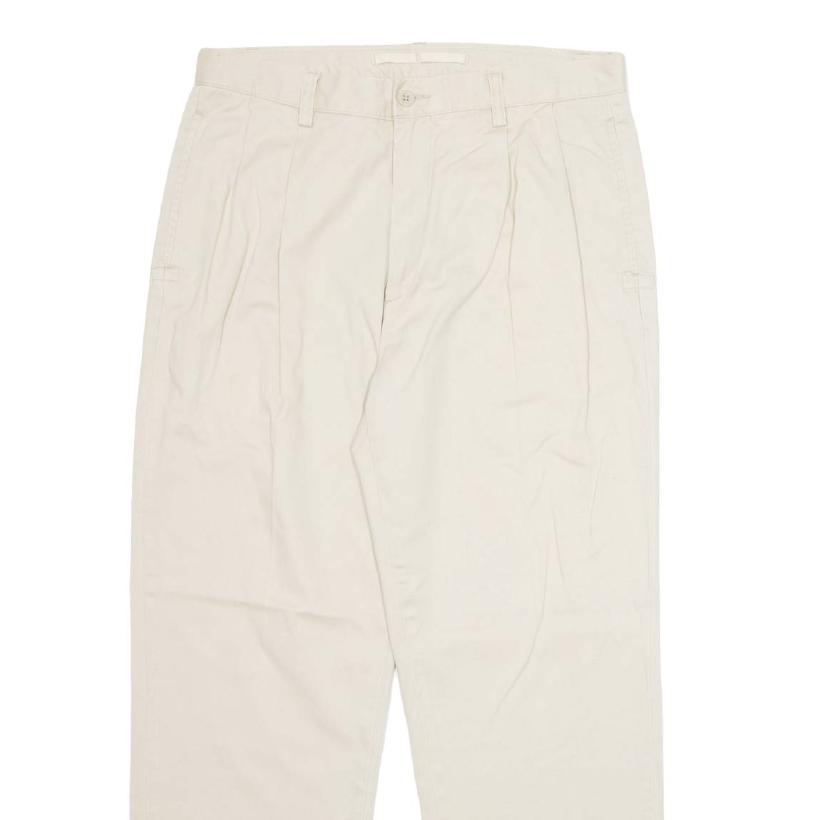 NAUTICA Chino Workwear Mens Trousers Beige Regular Straight W33 L30