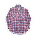 CHALET Mens Shirt Red Check Long Sleeve S
