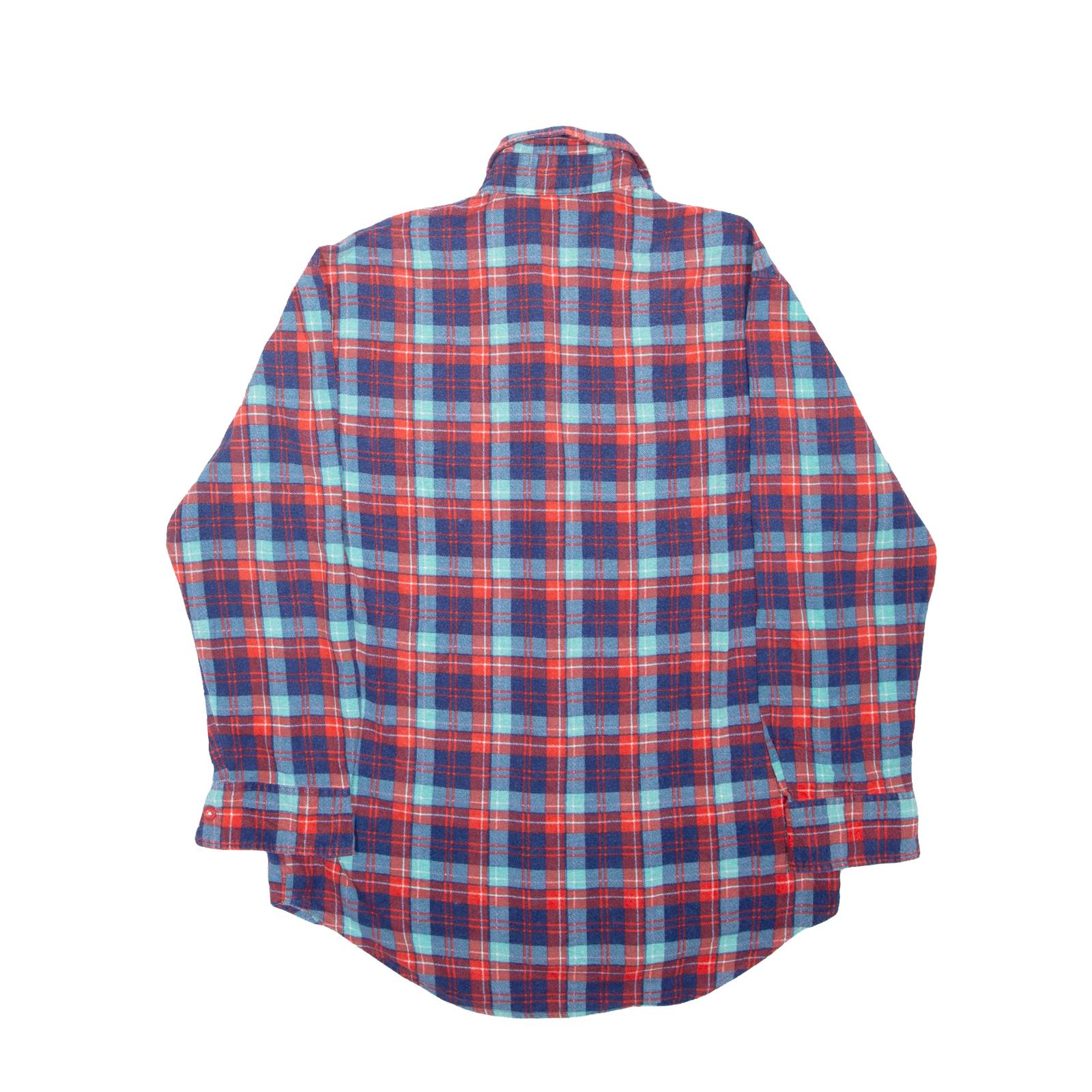 CHALET Mens Shirt Red Check Long Sleeve S