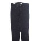 LEVI'S Womens Jeans Black Regular Tapered W28 L30