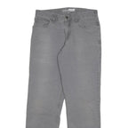 CARHARTT Mens Relaxed Grey Jeans Denim W31 L31 Workwear Durable Zip Fly