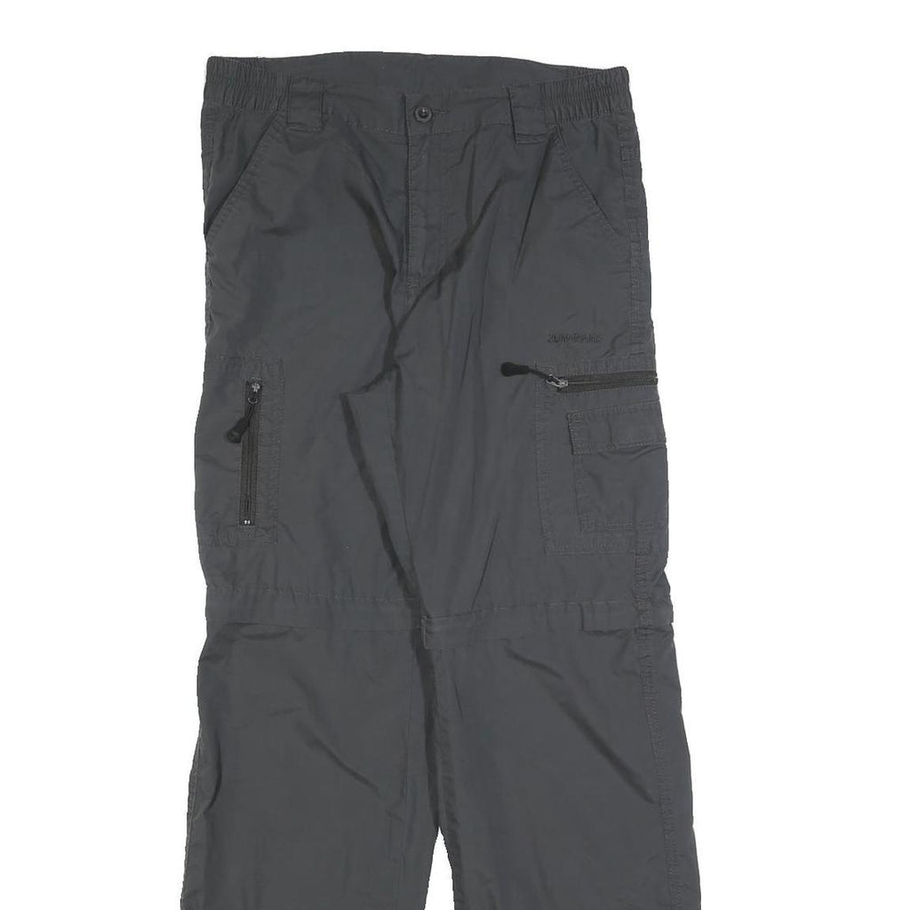 KILIMANJARO Womens Black Polyester Regular Fit Straight Leg Trousers W30 L32