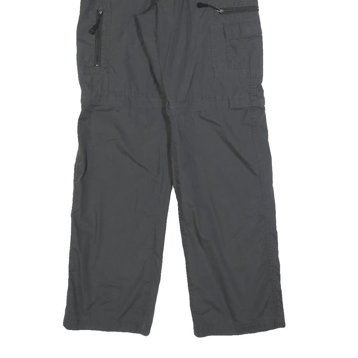 KILIMANJARO Womens Black Polyester Regular Fit Straight Leg Trousers W30 L32