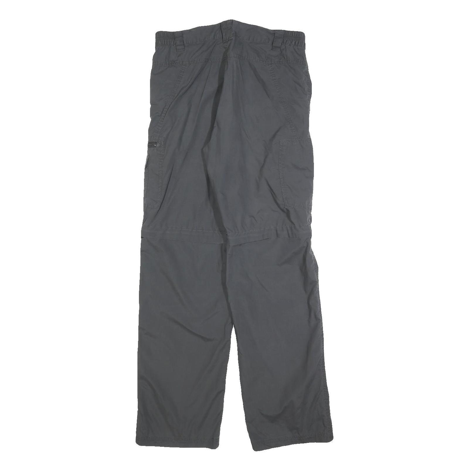 KILIMANJARO Womens Black Polyester Regular Fit Straight Leg Trousers W30 L32