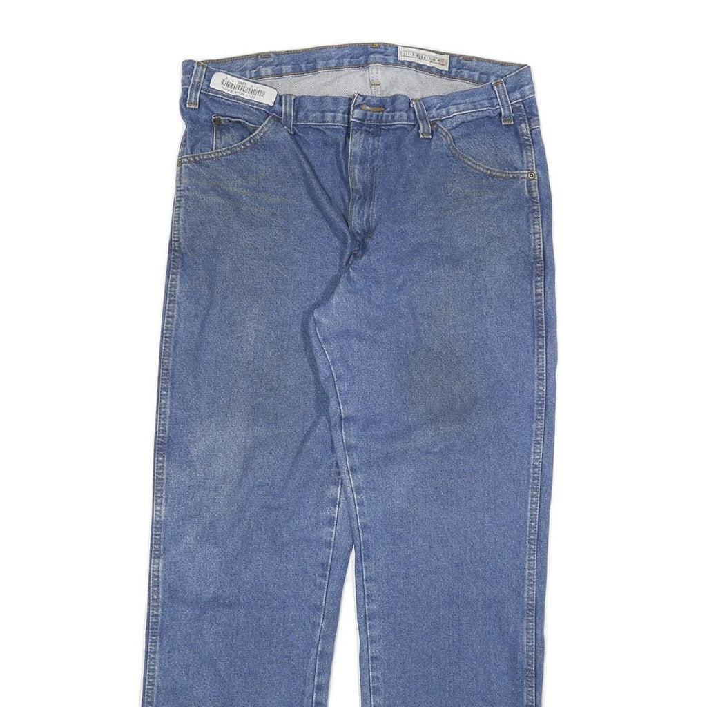DICKIES Mens Jeans Blue Regular Straight Denim Medium W32 L34 Workwear Classic