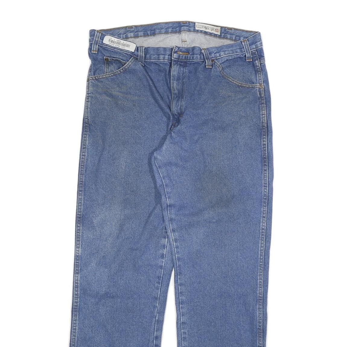 DICKIES Mens Jeans Blue Regular Straight Denim Medium W32 L34 Workwear Classic