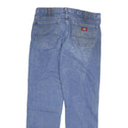 DICKIES Mens Jeans Blue Regular Straight Denim Medium W32 L34 Workwear Classic