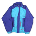 ASTRO SPORTSWEAR Mens Blue & Purple Windbreaker Jacket L Polyester Zip Casual