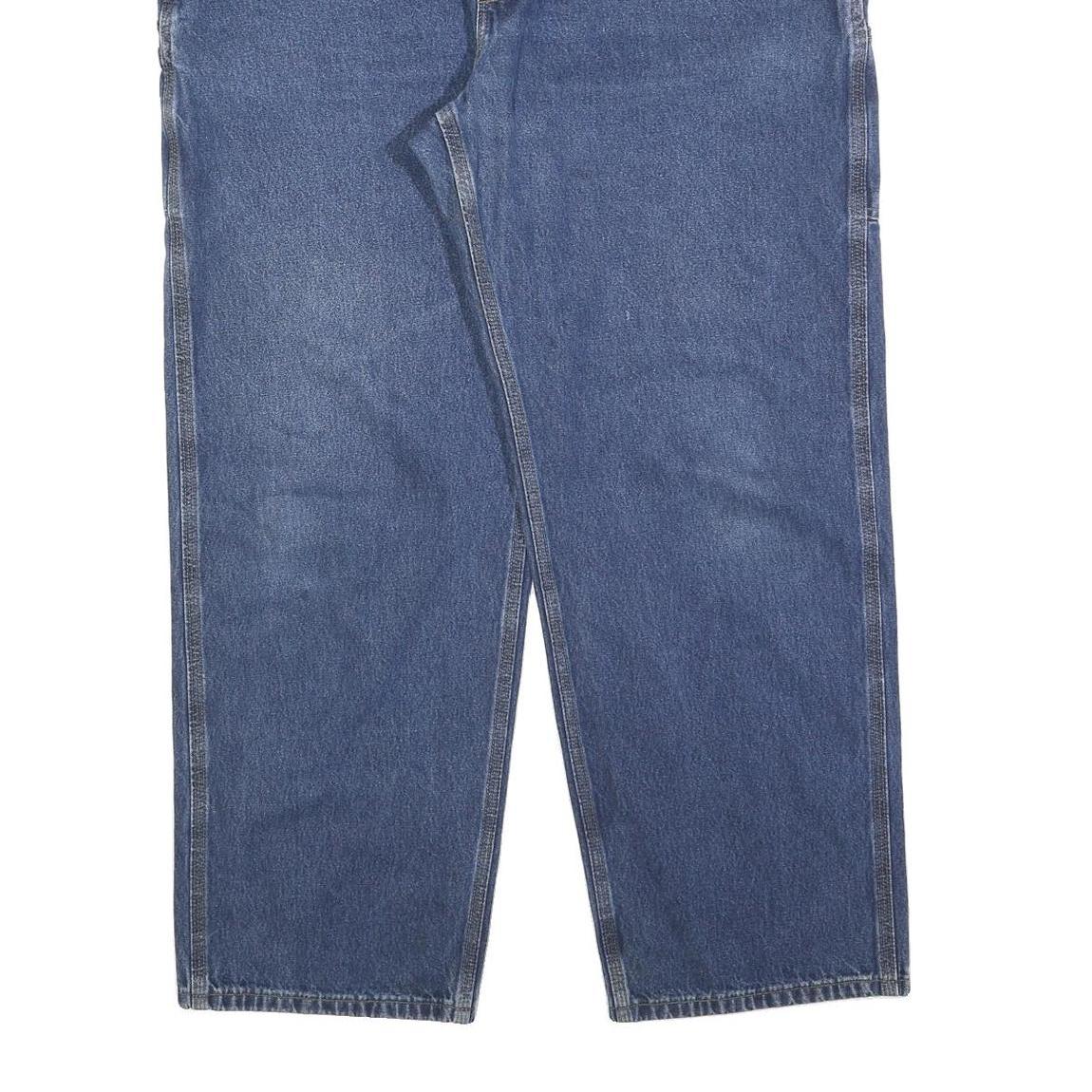 CARHARTT Mens Jeans Blue Relaxed Straight Denim Medium W42 L32 Workwear Utility