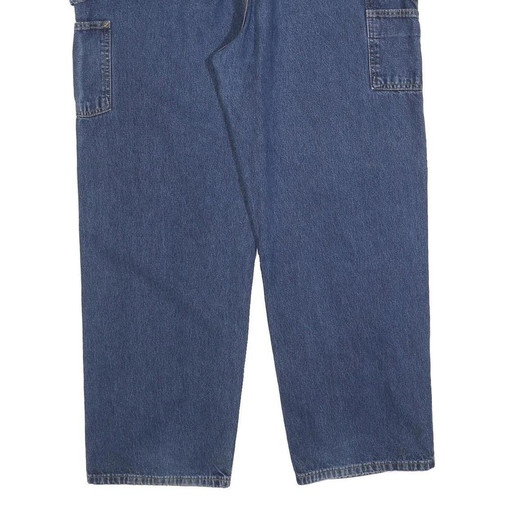 CARHARTT Mens Jeans Blue Relaxed Straight Denim Medium W42 L32 Workwear Utility