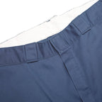 DICKIES Mens Regular Fit Blue Cotton Blend Trousers W36 L32 Workwear Zip Closure