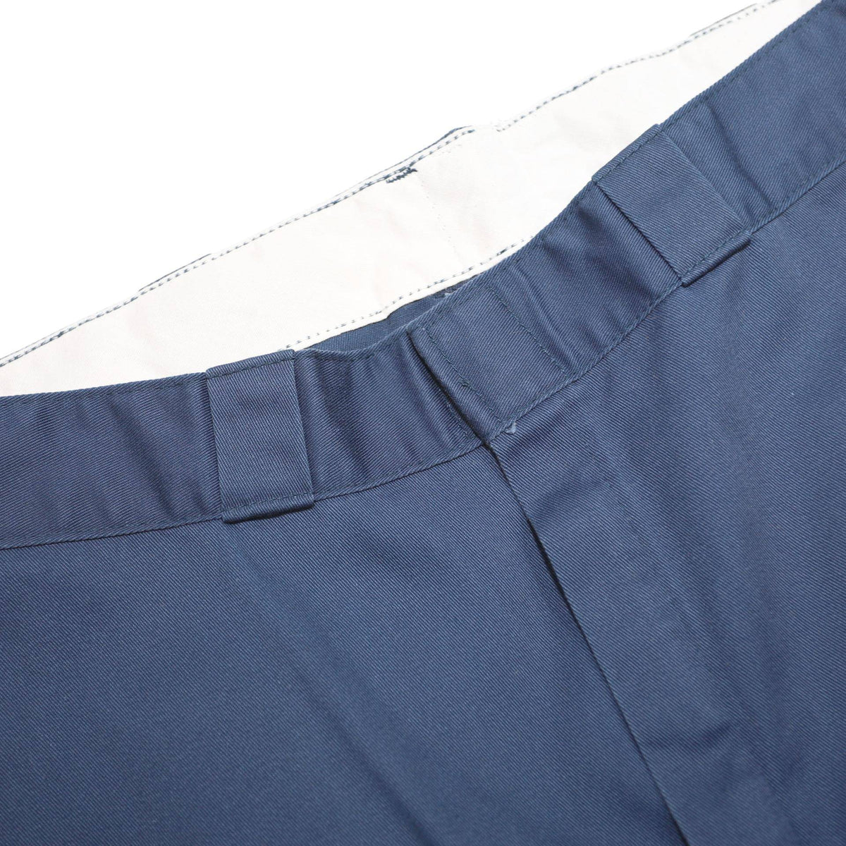 DICKIES Mens Regular Fit Blue Cotton Blend Trousers W36 L32 Workwear Zip Closure