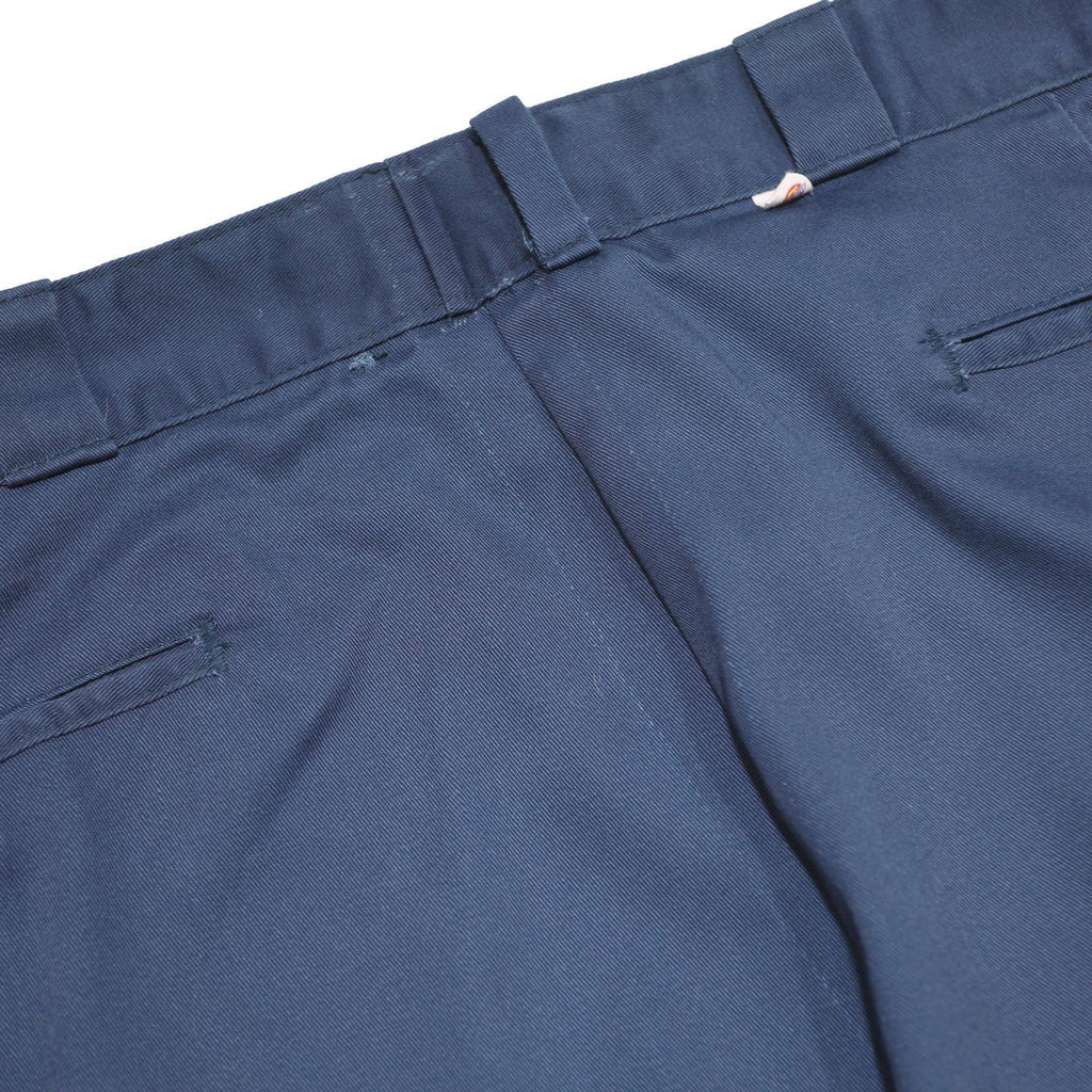 DICKIES Mens Regular Fit Blue Cotton Blend Trousers W36 L32 Workwear Zip Closure