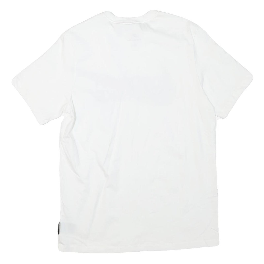 NIKE Mens White Graphic T-Shirt M Short Sleeve Crew Neck Casual Sportswear