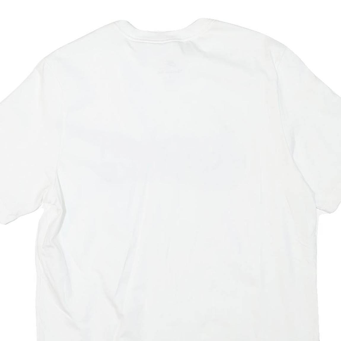 NIKE Mens White Graphic T-Shirt M Short Sleeve Crew Neck Casual Sportswear