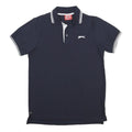 SLAZENGER Mens Navy Blue Polo Shirt XS Short Sleeve Cotton Blend Basic Sporty