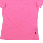 JACK WOLFSKIN Womens Pink T-Shirt S Short Sleeve V-Neck Lightweight Sport