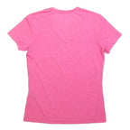 JACK WOLFSKIN Womens Pink T-Shirt S Short Sleeve V-Neck Lightweight Sport