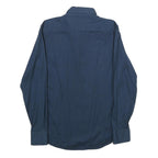 COVERI FACTORY Mens Blue Shirt S Button-Down Collar Long Sleeve Classic Fit