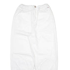 TOMMY HILFIGER Womens Trousers White Relaxed Tapered W24 L26