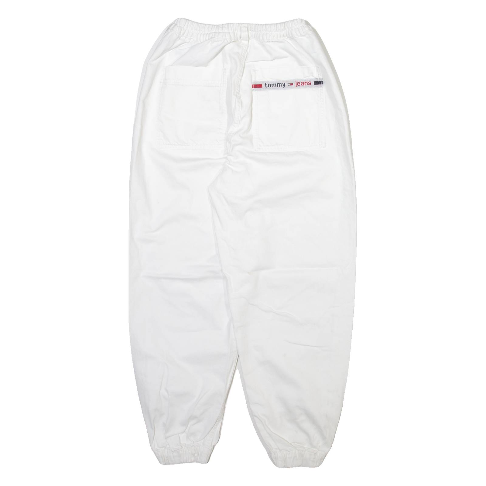 TOMMY HILFIGER Womens Trousers White Relaxed Tapered W24 L26
