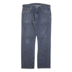 LEVI'S 514 Classic Mens Jeans Blue Classic Straight Denim Medium W36 L32 Durable