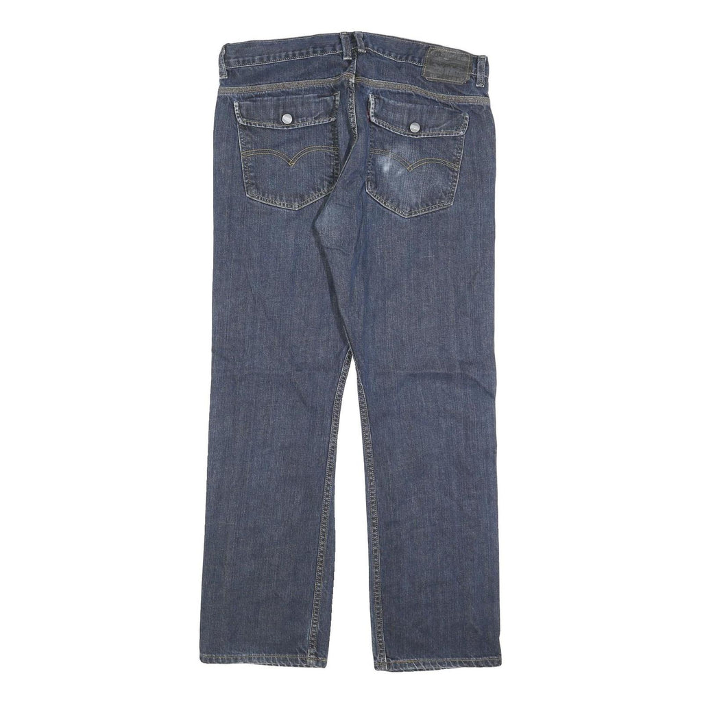 LEVI'S 514 Classic Mens Jeans Blue Classic Straight Denim Medium W36 L32 Durable