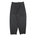 BUSINESSMAN Mens Regular Fit Grey Striped Straight Leg Trousers W32 L28