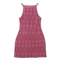 HOLLISTER Womens Pink & Dark Pink Bodycon Cotton Blend Dress Sleeveless S Summer