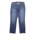 LEVI'S Womens Jeans Blue Regular Straight Denim Medium W32 L31 Classic Button