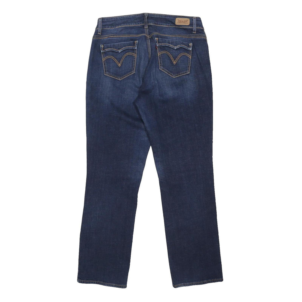 LEVI'S Womens Jeans Blue Regular Straight Denim Medium W32 L31 Classic Button