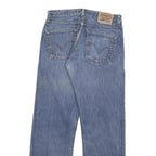 LEVI'S 501 Mens Jeans Blue Regular Straight Denim W30 L30 Button Cotton Blend