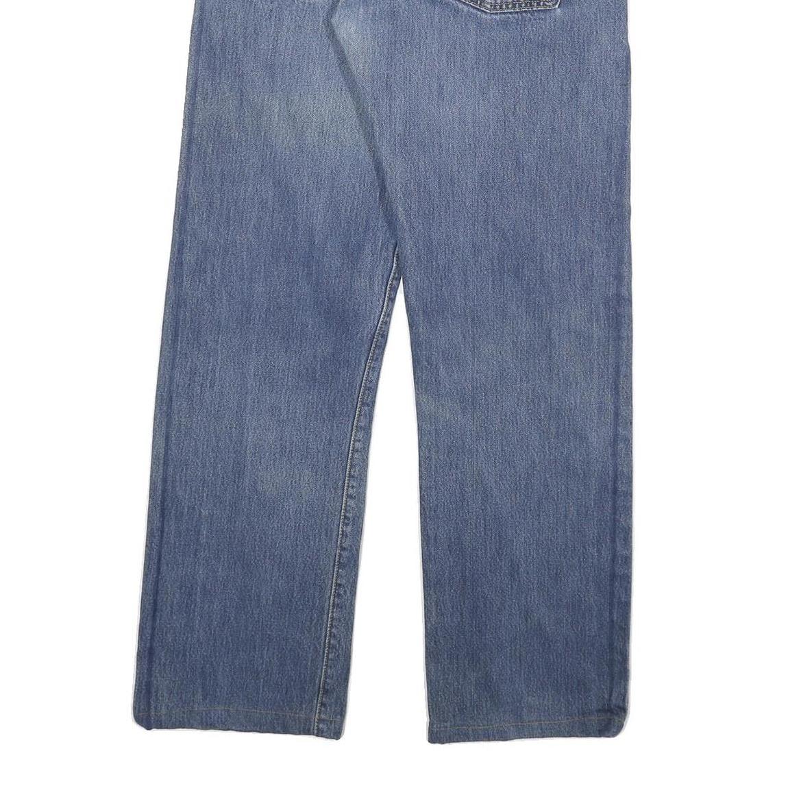 LEVI'S 501 Mens Jeans Blue Regular Straight Denim W30 L30 Button Cotton Blend